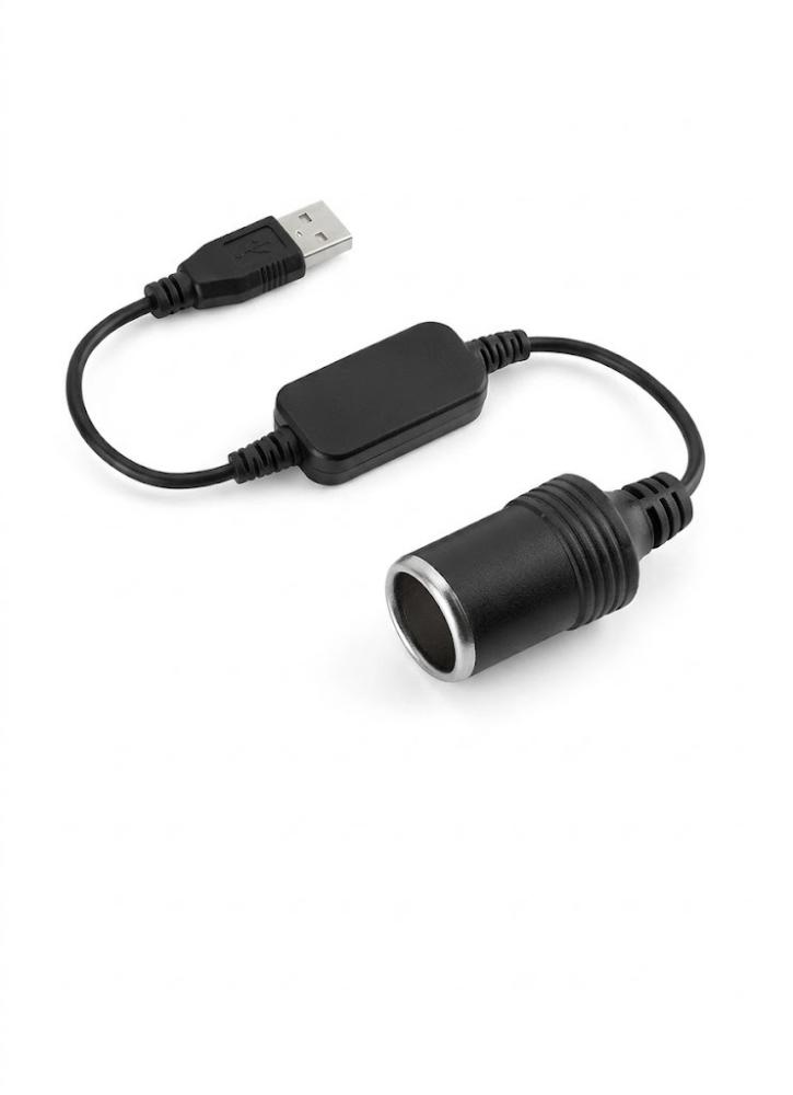 محول الطاقة الذكي من USB إلى ولاعة السيارة 12 واط
