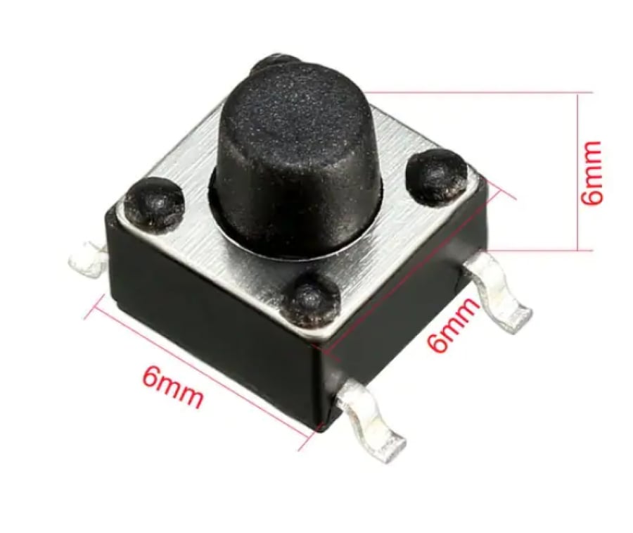 مفتاح ضاغط صغير 4 pin - جدة - جيم الالكترونيات