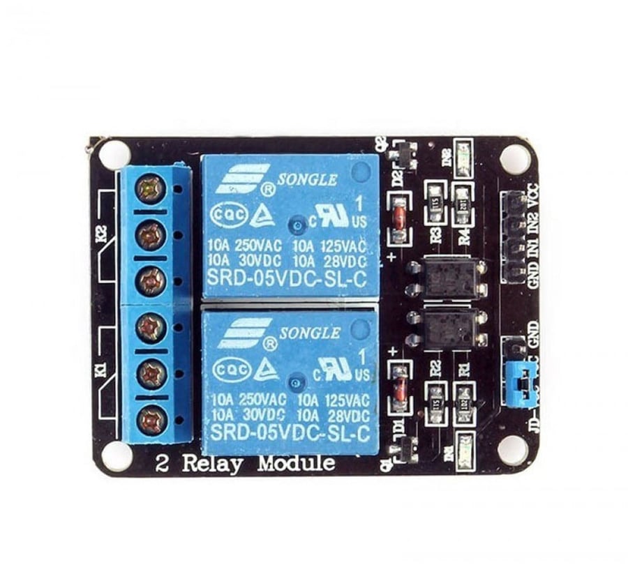 وحدة مرحل (قناتين) | RELAY MODULE