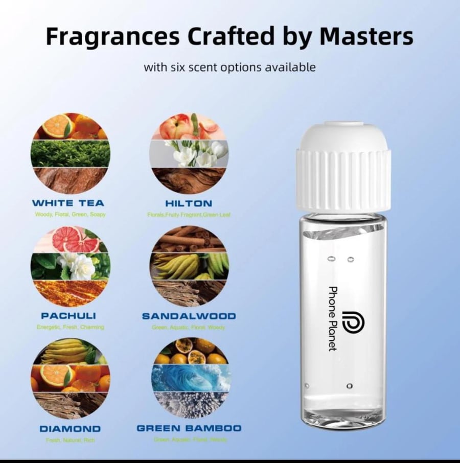 فواحه معطر سيارة الكترونية مع 6 عطور -فون بلانت