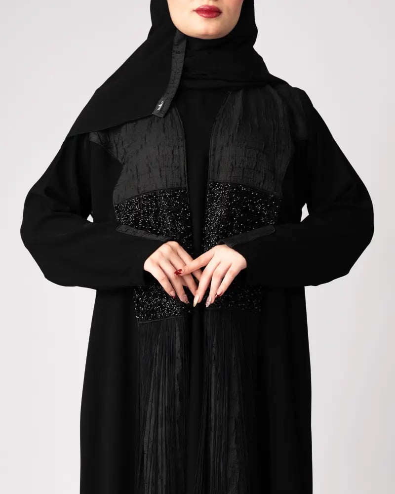 عباية هدب بفصوص ا نجمة تماراي