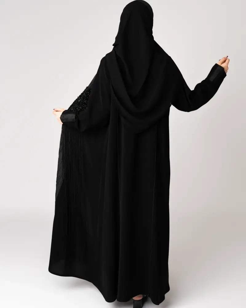 عباية هدب بفصوص ا نجمة تماراي