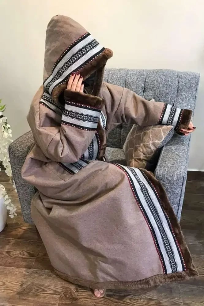 فروة نسائية جوخ مع سدو