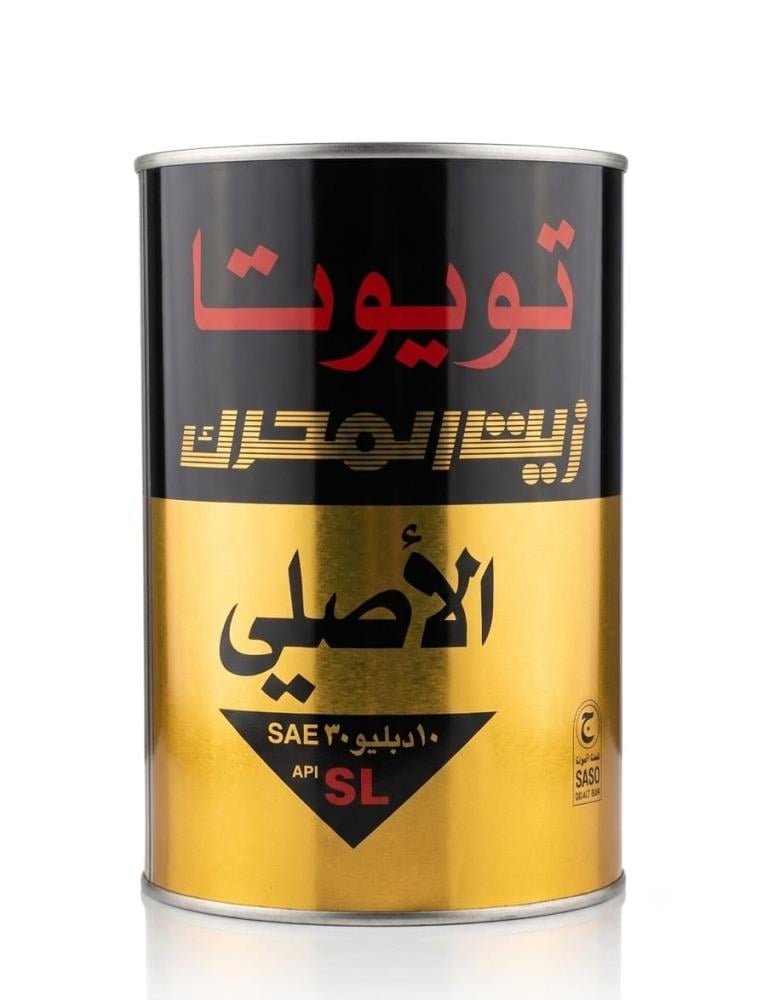 زيت تويوتا الاصلي 10W30 سعة لتر