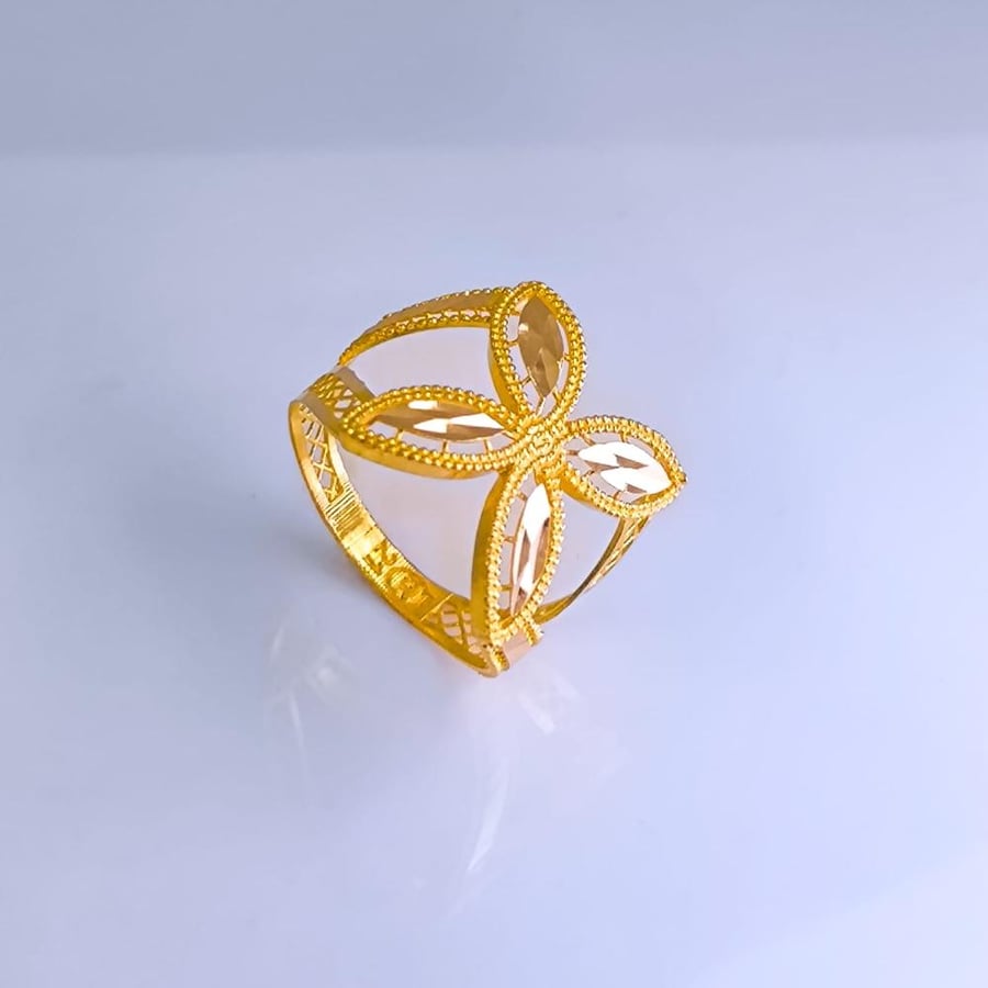 خاتم النجمة ذهب صافي عيار 21