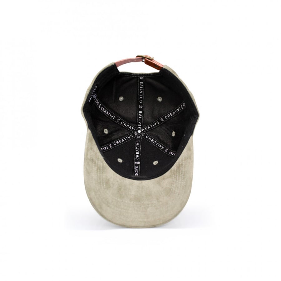 Creative Leather Belt Cap - Gray