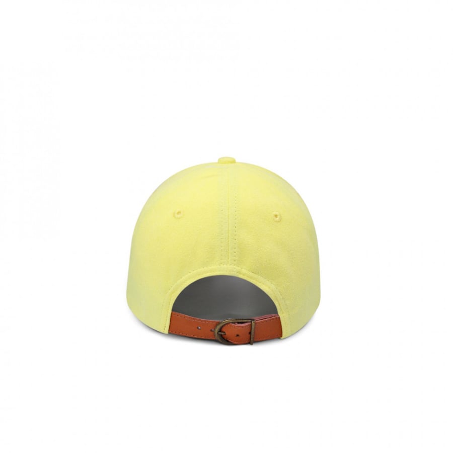 Creative Leather Belt Cap - Yellow