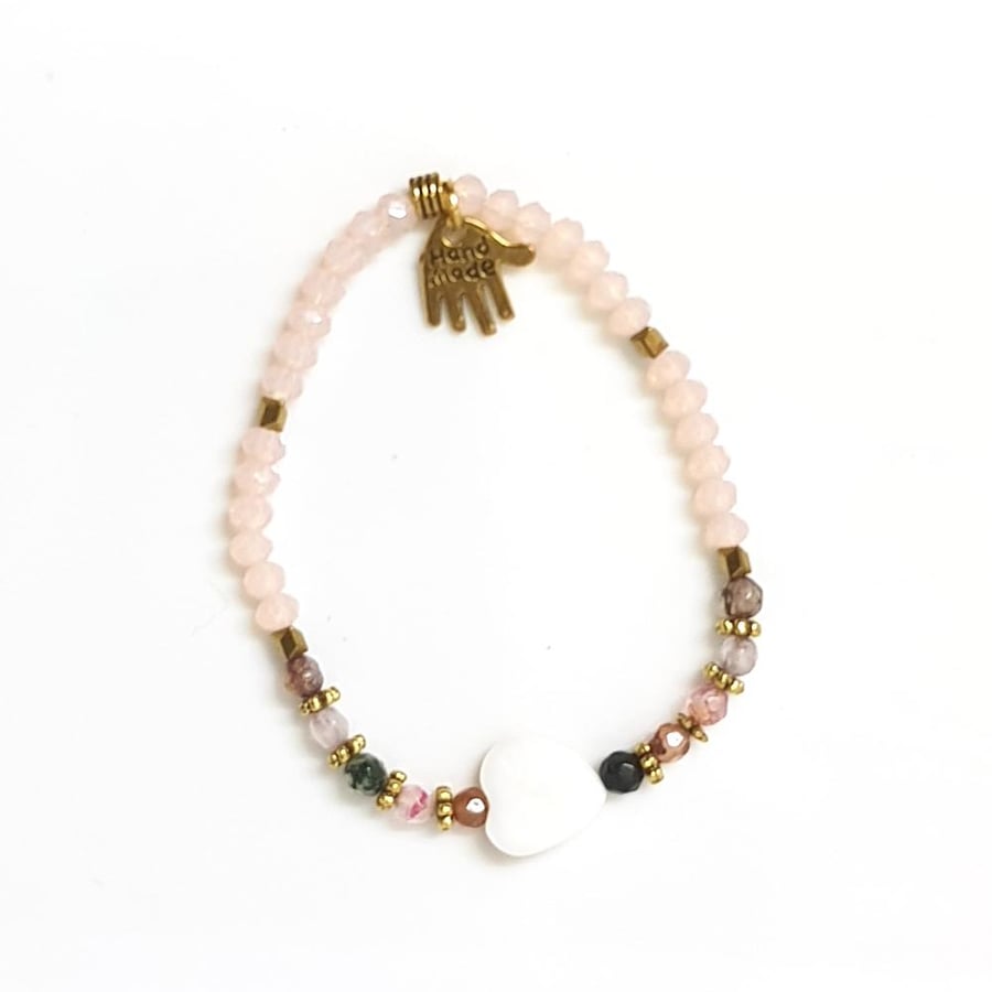 Coral bracelet - Kharbazi made of natural stones