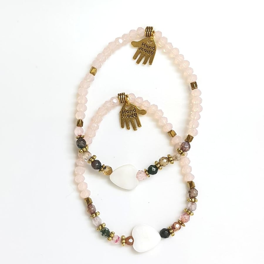 Coral bracelet - Kharbazi made of natural stones