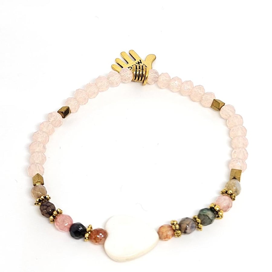 Coral bracelet - Kharbazi made of natural stones