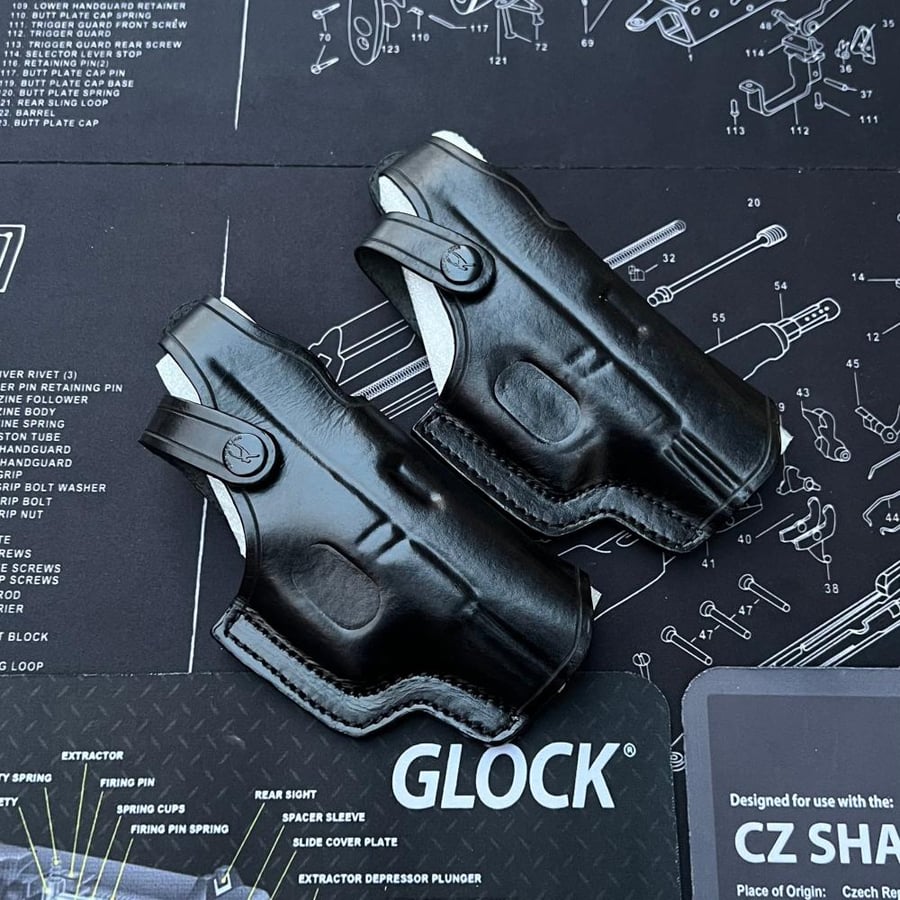 Leather sheath for Galak belt
