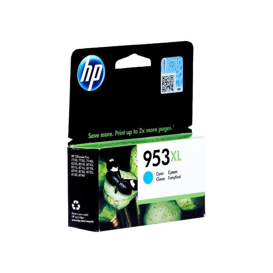 خرطوشة حبر سائل سماوي INK HP 953XL عالي الإنتاجية - F6U16AE