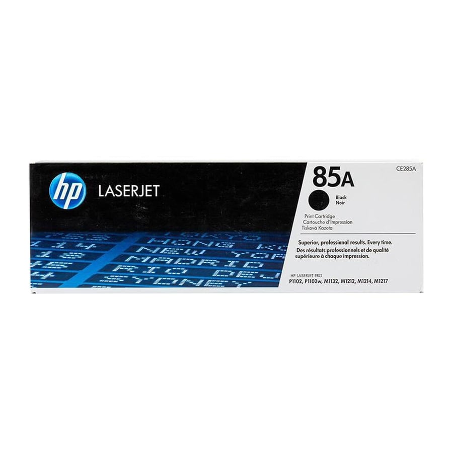 حبر اتش بي ليزر 85A أسود أصلي  لطابعات اتش بي ليزر - TONER HP 85A CE285A