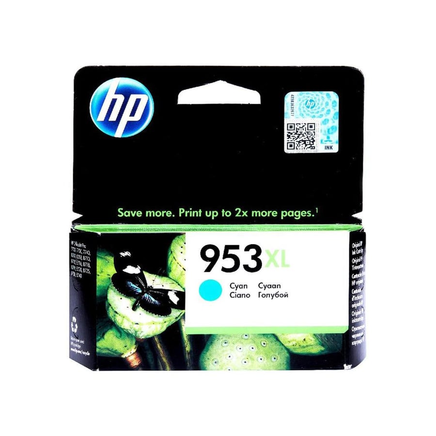 خرطوشة حبر سائل سماوي INK HP 953XL عالي الإنتاجية - F6U16AE