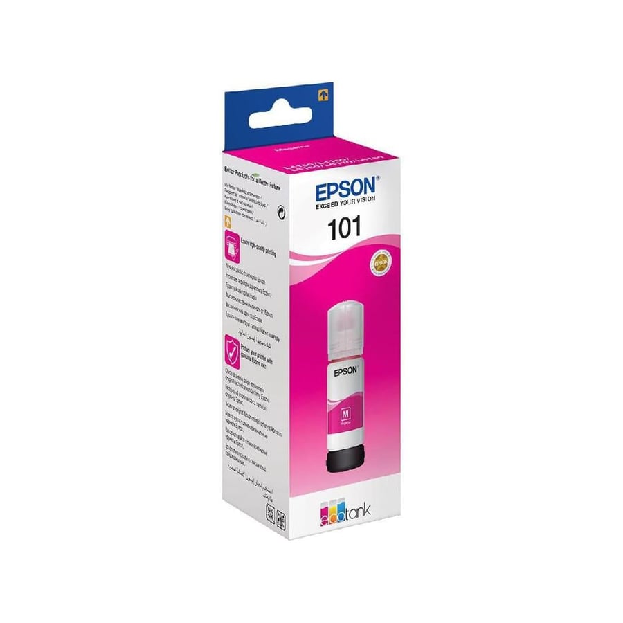 قارورة حبر ابسون INK EPSON 101 أرجواني أصلي - EcoTank Ink Bottle  MAGENTA