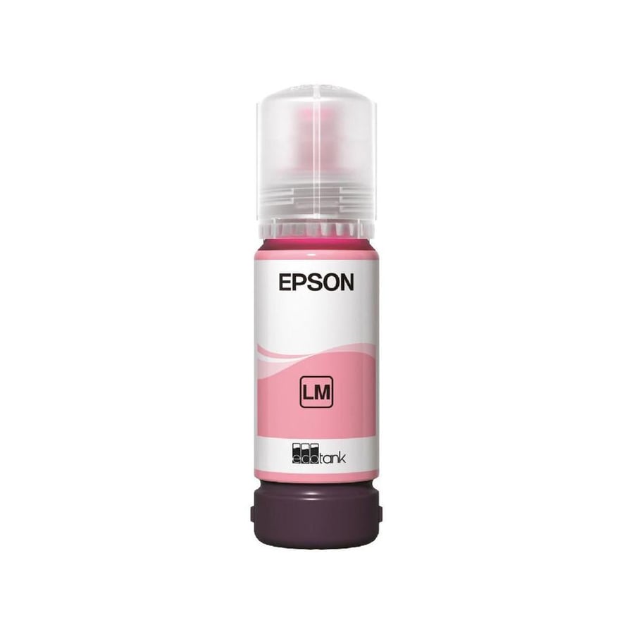 قارورة حبر ابسون INK EPSON 108 أرجواني فاتح أصلي - EcoTank Ink Bottle LIGHT MAGENTA