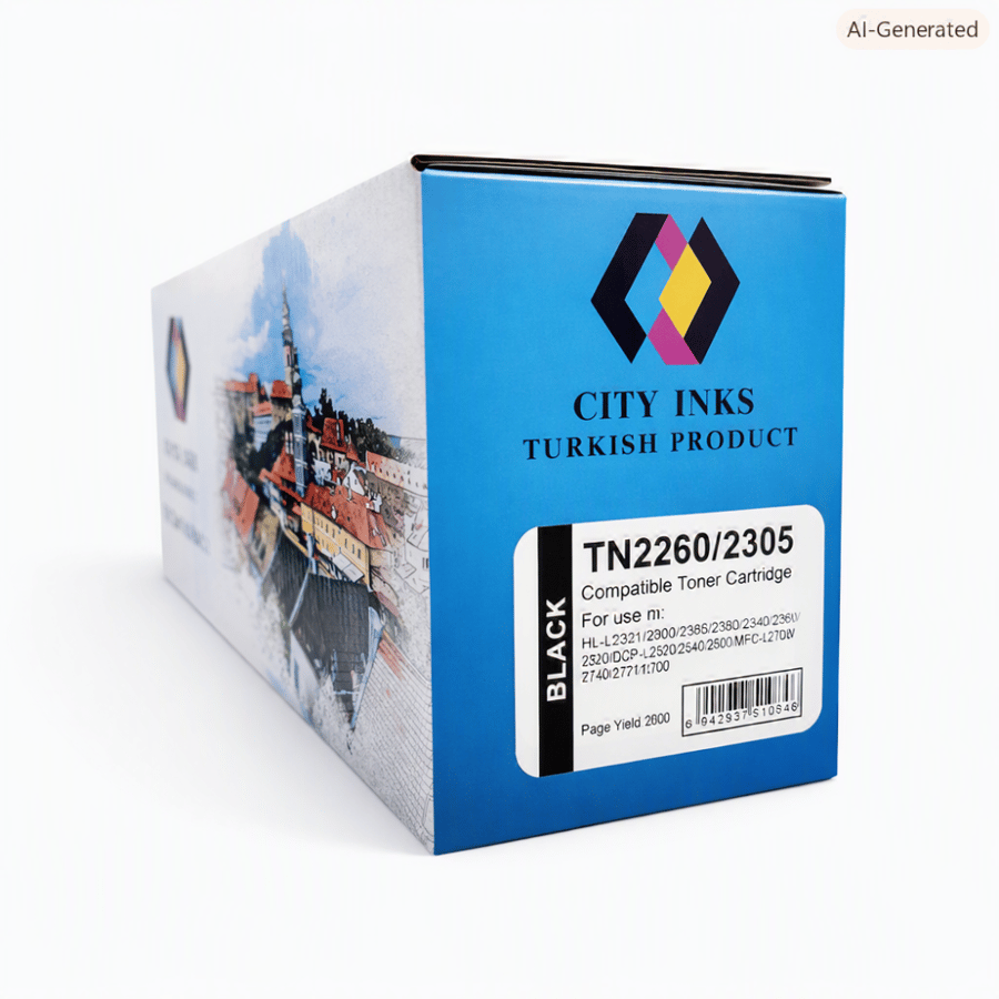 حبر طابعة ليزر أسود TN2260/2305متوافق مع طابعات  برازر