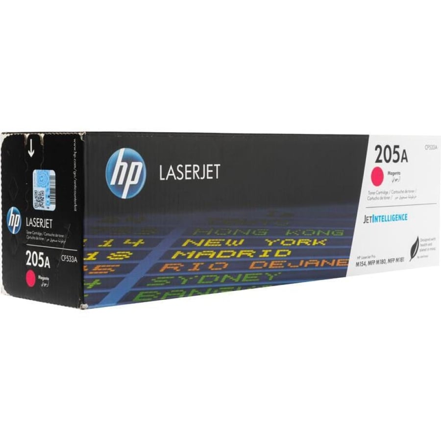 حبر اتش بي ليزر 205A أرجواني أصلي  لطابعات اتش بي ليزر ملونه  - TONER HP 205A MAGENTA CF533A