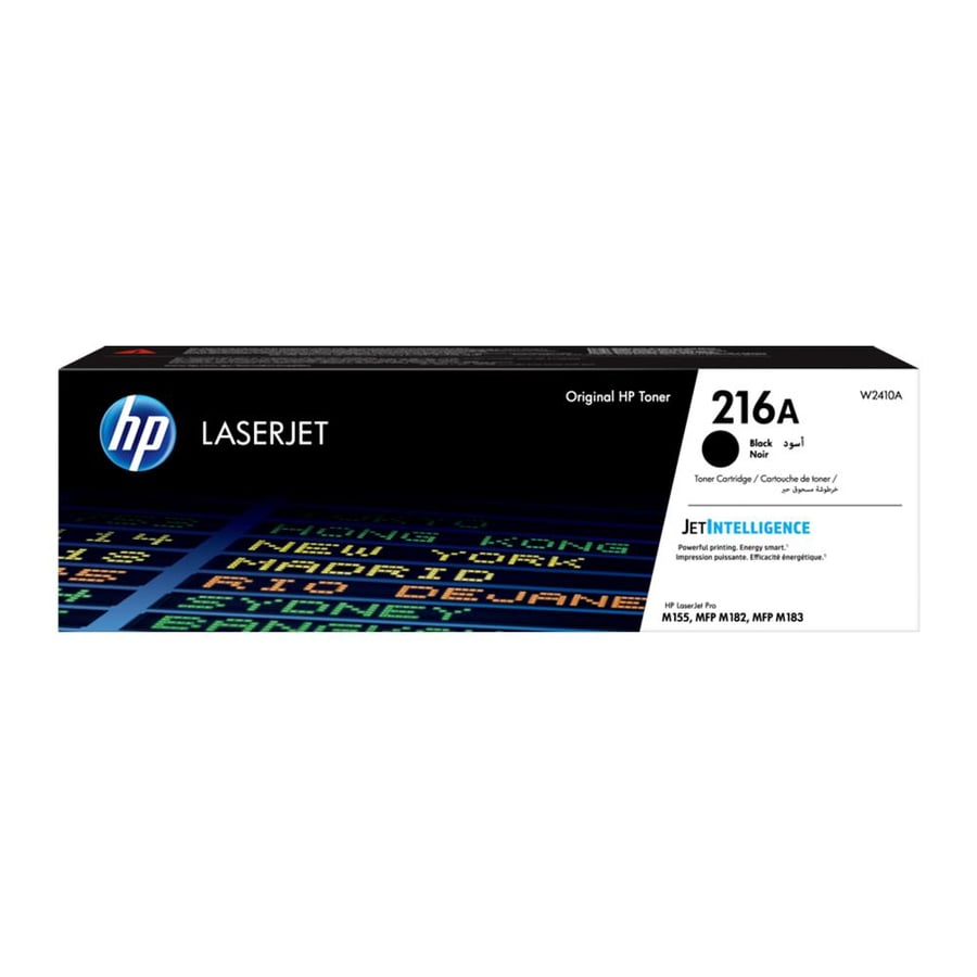 حبر اتش بي ليزر 216A أسود أصلي  لطابعات اتش بي ليزر ملونه  - TONER HP 216A BLACK W2410A