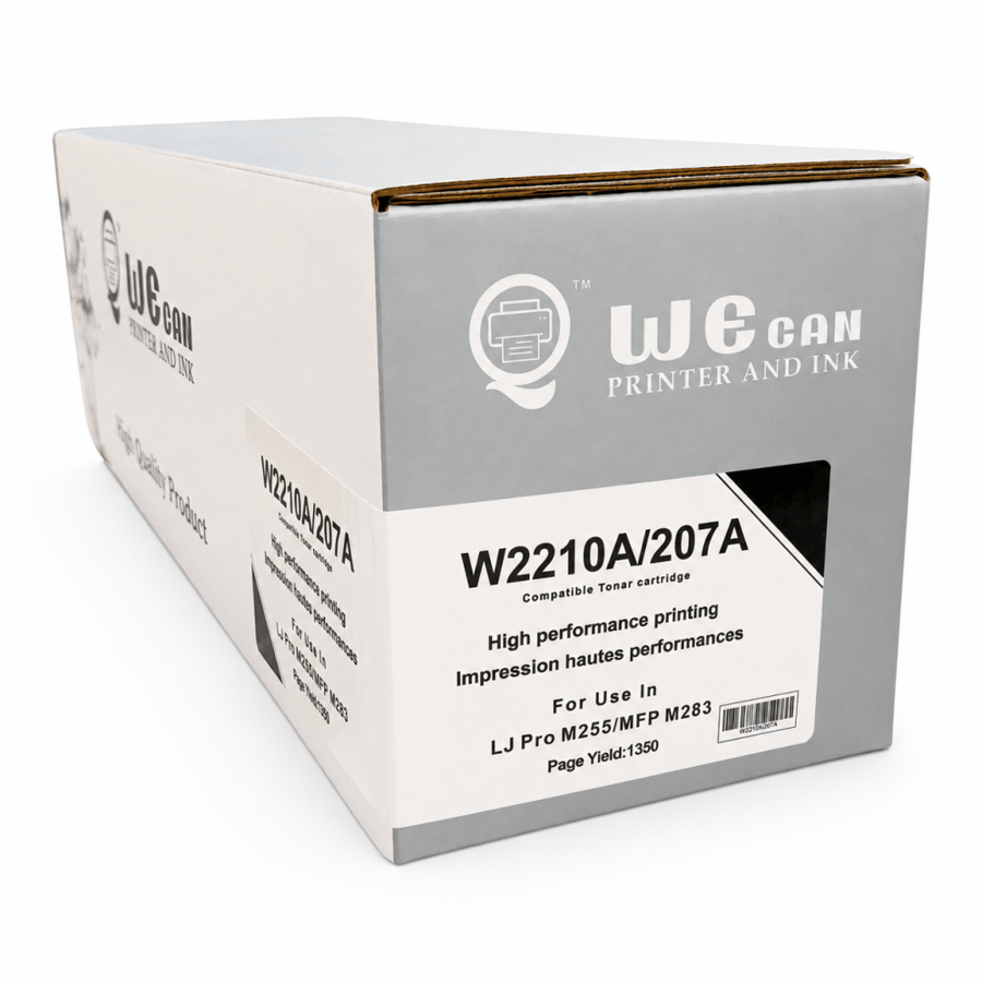 حبر وي كان 207A ليزر أسود - حبر طابعة hp ليزر ملونه - TONER WE CAN 207A BLACK W2210A