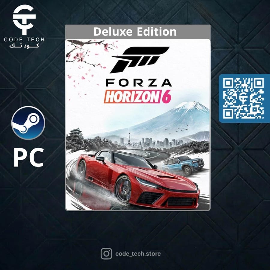 غلاف لعبة فورزا هورايزن 6 ديلوكس للكمبيوتر حساب خاص ستيم Forza Horizo