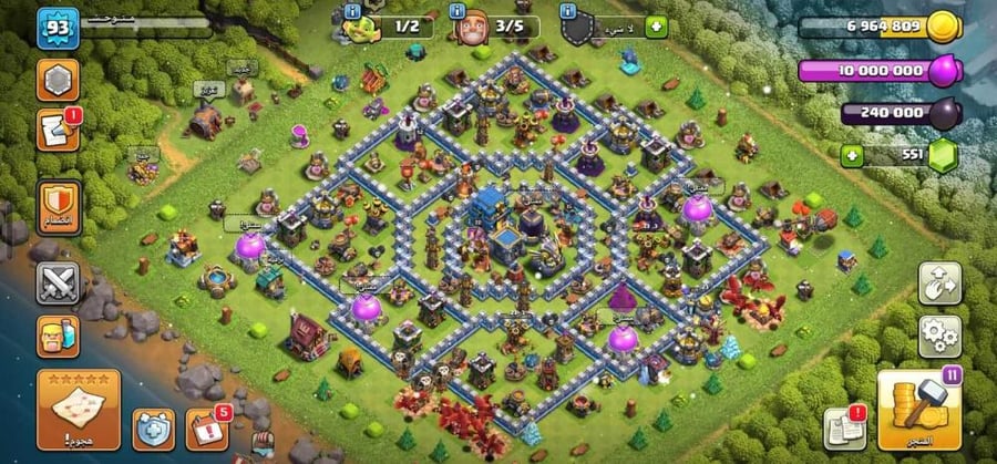 حساب كلاش او كلانس تاون 12 ماكس Clash of Clans Town Hall 12 Max Accoun