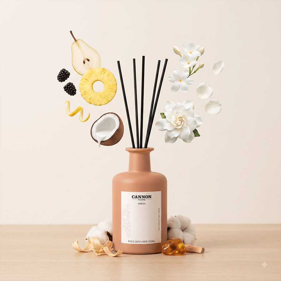 Canon Diffuser Air Freshener with Sunny Island Scent, 150g