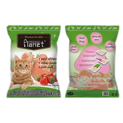Cat litter Miaow Planet clumping with vanilla scent 10 liters
