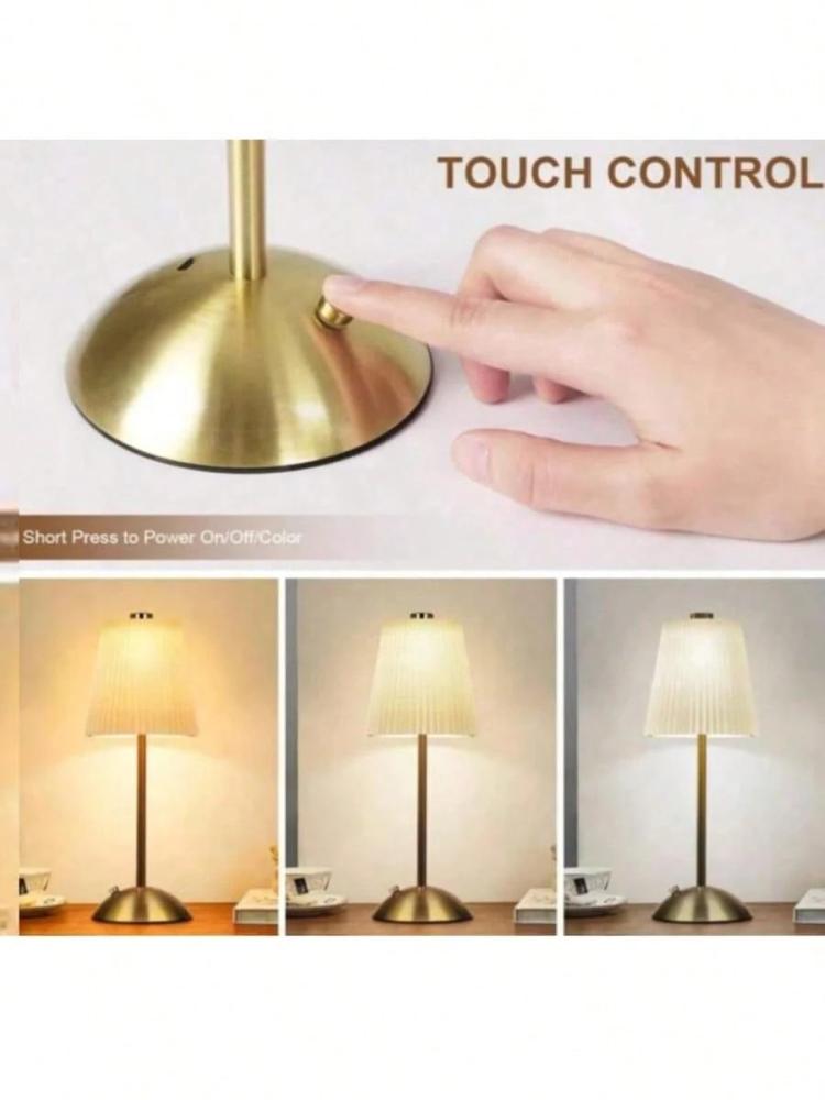 مصباح LED جانبي لمس قابل للشحن