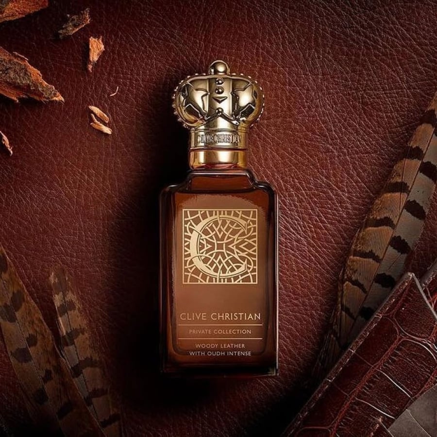 عطر كلايف كريستيان برايفت كوليكشن سي وودي ليذر أو دو برفيوم 100 مل للرجال