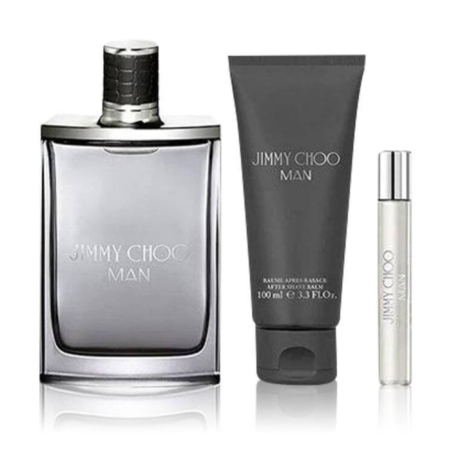 عطر جيمي شوو مان (أو دو تواليت 100 مل + أو دو تواليت 7.5 مل + مُرطب بعد الحلاقة 100 مل)