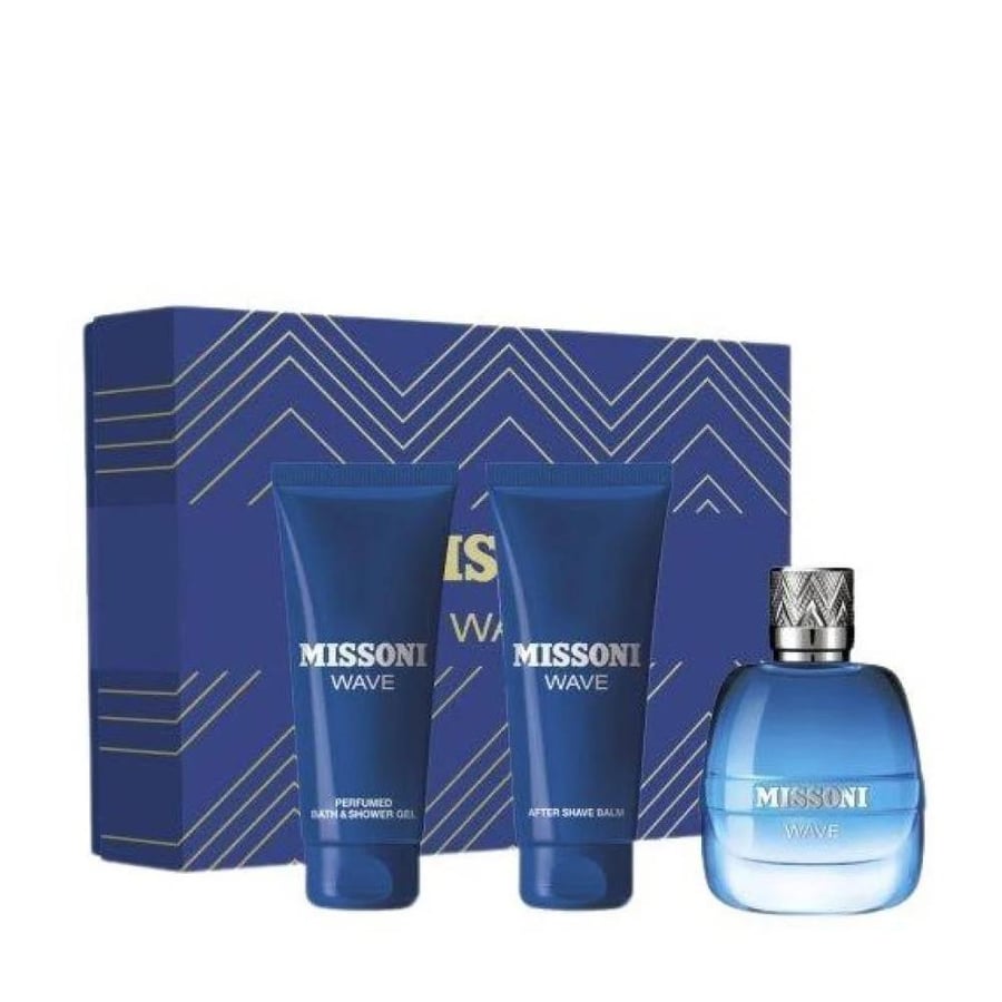 طقم ميسوني ويف الرجالي او دو تواليت (عطر100مل+افترشف 100مل+شاور جل 100مل)