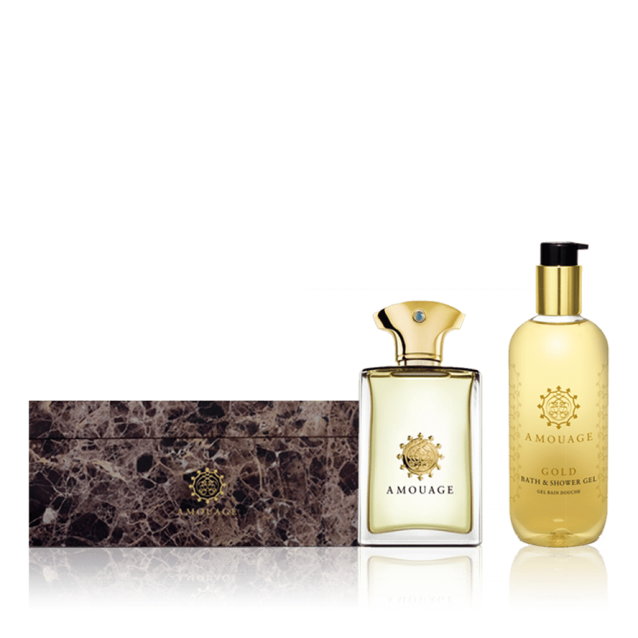 عطر أمواج مجموعة هدايا جولد أو دو برفيوم 100 مل+جل استحمام300مل للرجال
