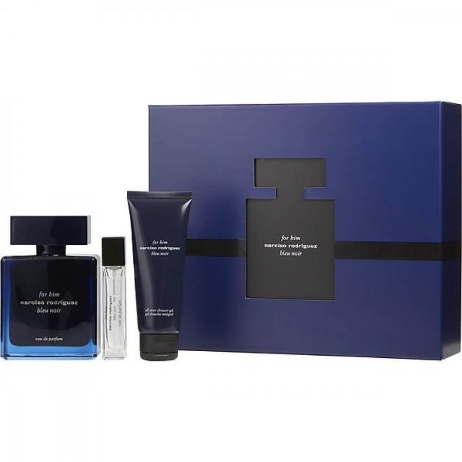 طقم نرسيسو رودريغز بلو نوار الرجالي او دو بارفيوم (عطر 100مل+عينة للشنطة 10مل+بودي لوشن75مل)