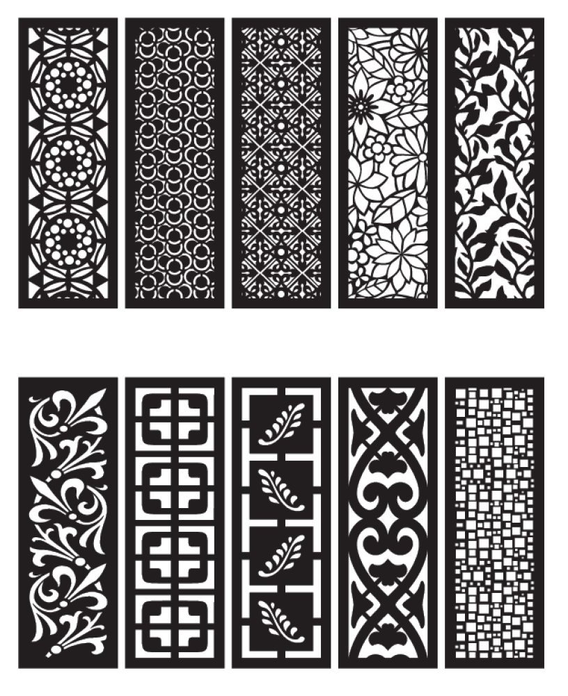 100 - تصميم حديد - ستيل - خشب - CNC - MD01