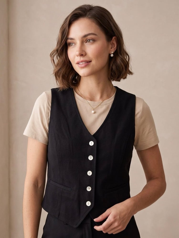 Button Vest