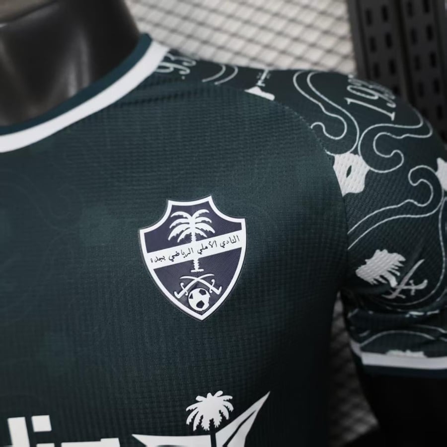 تيشيرت الاهلي السعودي اصدار خاص 2026 رمادي