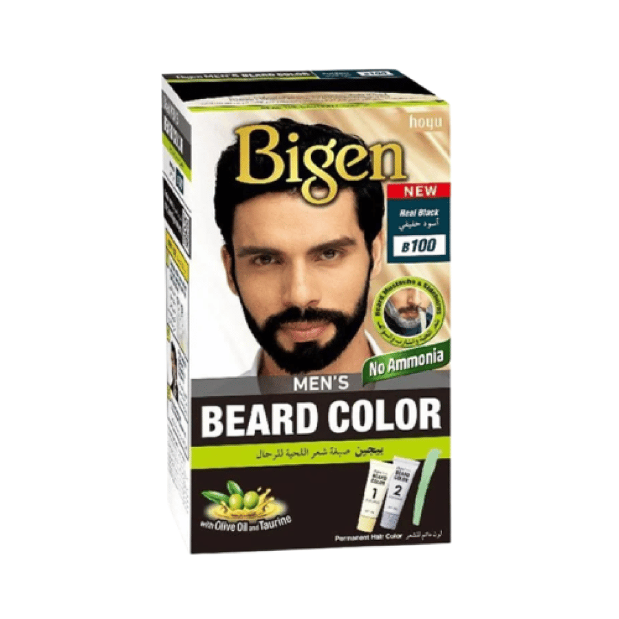 Bigen B100 Men Beard Color Real Black