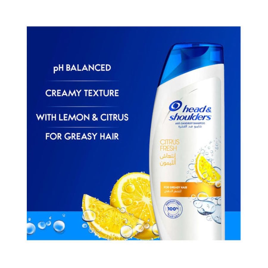 Head & Shoulders Citrus Fresh Shampoo 190Ml