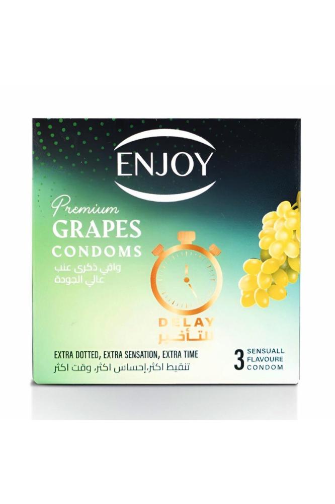 Enjoy Premium Delay Grapes 3 Condoms