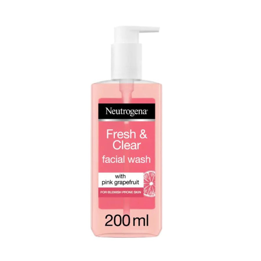 Neutrogena Fresh & Clear Pink Grapefruit Facial Wash - 200Ml