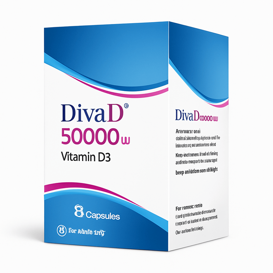 8 كبسولات ديفا دي 50000 وحدة دولية