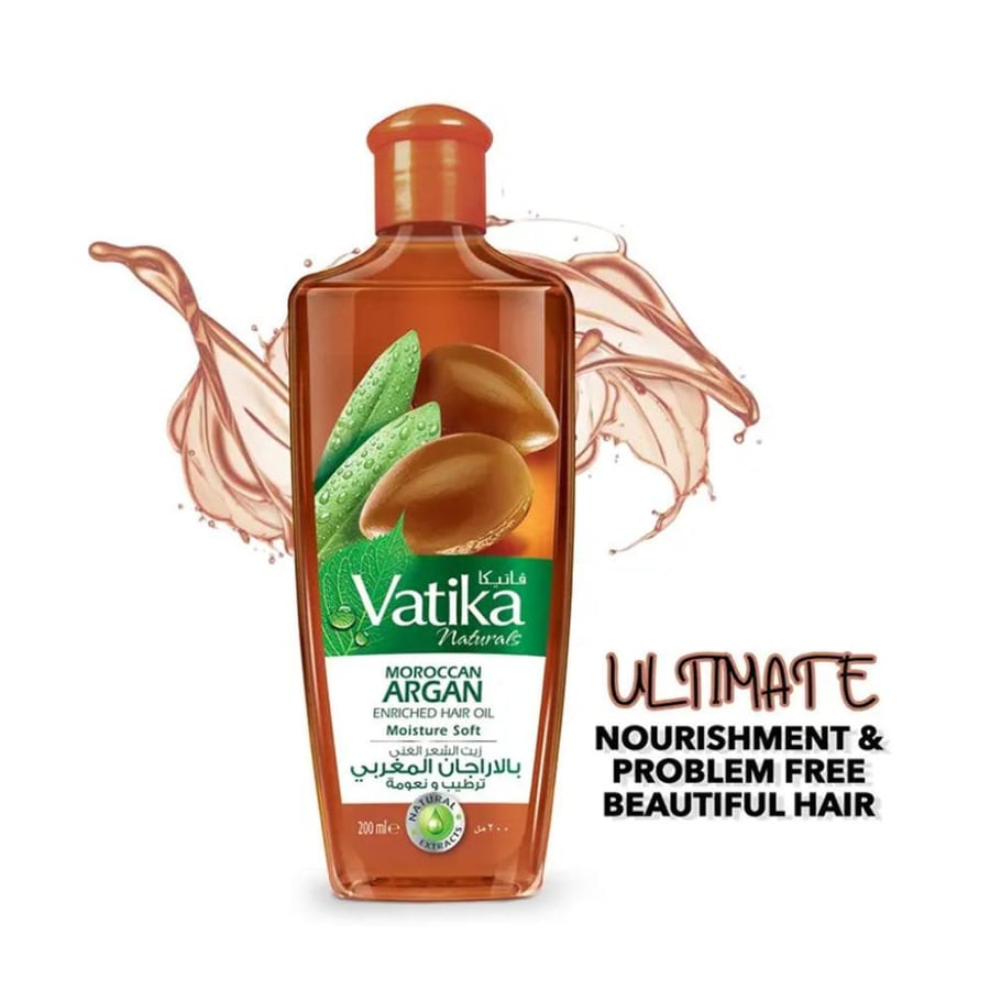 Vatika Naturals Hair Oil Argan 200Ml