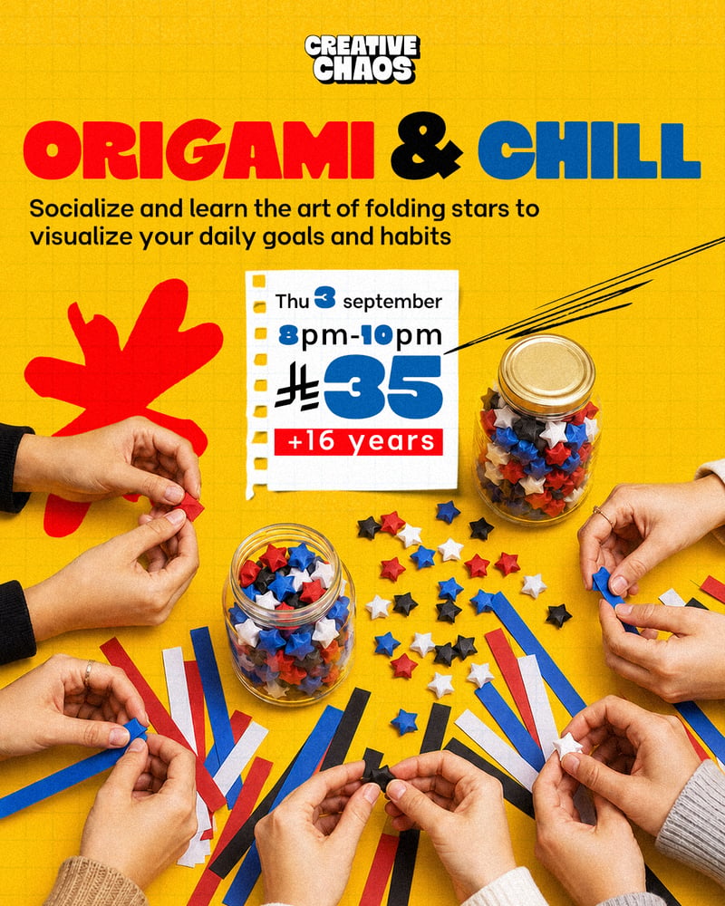 Origami and Chill (3 September)