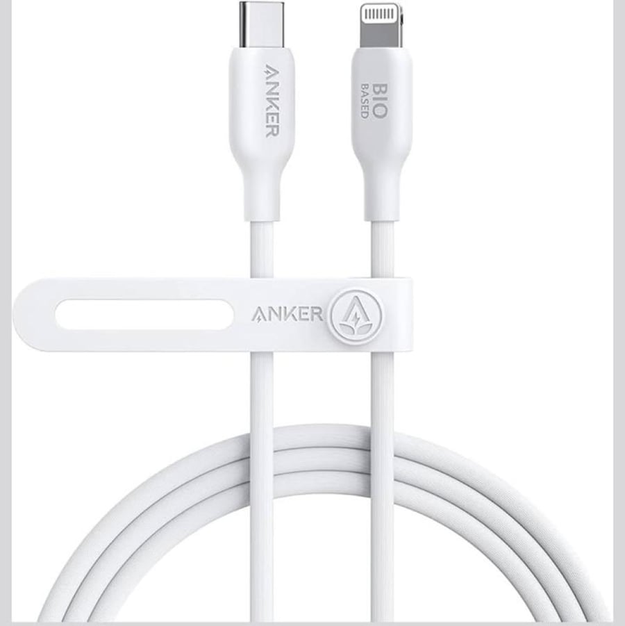 كيبل Anker 541 USB-C إلى لايتنينج (1.8 متر) – معتمد MFi