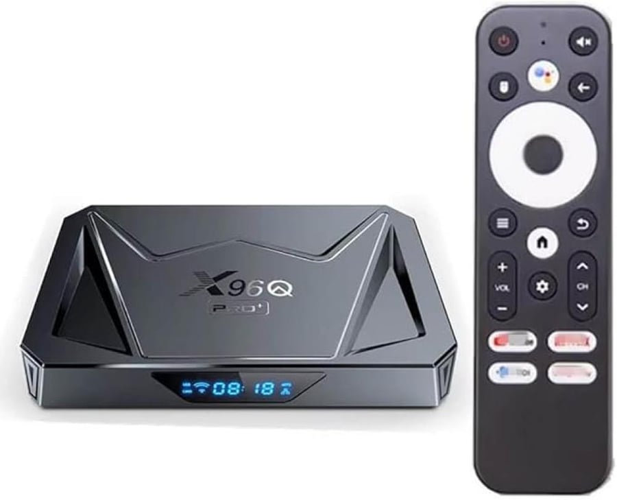 رسيفر ذكي X96Q Pro Plus بنظام أندرويد 14 بدقة 8K مع WiFi 6