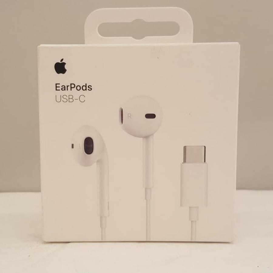 سماعة سلكية USB-C للأذن مع ميكروفون وتحكم بالصوت وعزل ضوضاء