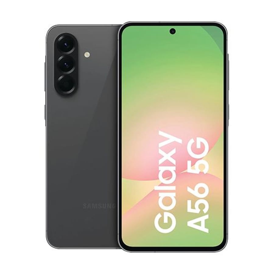 Samsung Galaxy A56 5G, Android Smartphone, 256GB Storage, 8GB RAM, Awesome Graphite, 6x OS Upgrades, Large Display, Long Battery Life (KSA Version)