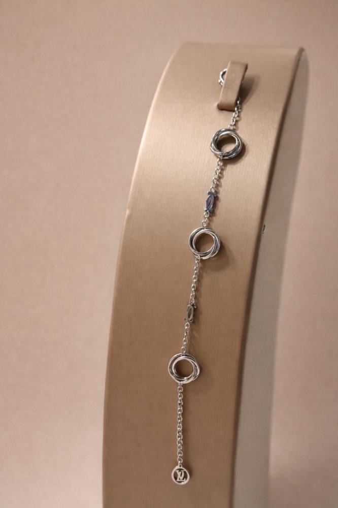 Silver stainless steel bracelet
