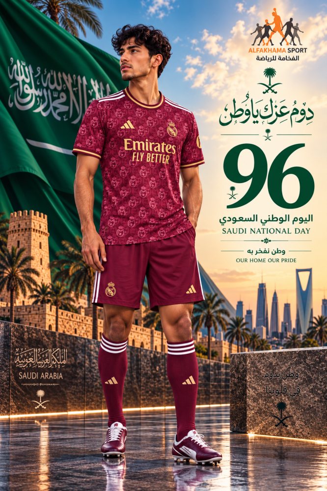 طقم ريال مدريد العنابي والذهبي 2027